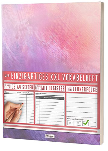Mein Einzigartiges XXL Vokabelheft: 100+ Seiten, 2 Spalten, Register / Lernerfolge auf jeder Seite zum Abhaken / PR101 "Lila Textur" / DIN A4 Softcover Mein Einzigartiges XXL Vokabelheft: 100+ Seiten, 2 Spalten, Register / Lernerfolge auf jeder Seite zum Abhaken / PR101 "Lila Textur" / DIN A4 Softcover von CREATESPACE