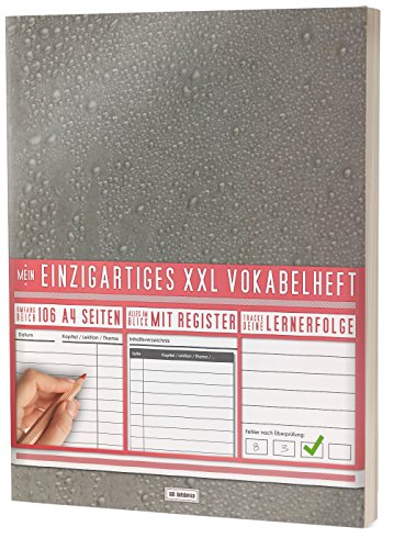 Mein Vokabelheft / 100+ Seiten, 2 Spalten, Register / Lernerfolge auf jeder Seite zum Abhaken / PR101 "Tautropfen" / DIN A4 Softcover Mein Vokabelheft / 100+ Seiten, 2 Spalten, Register / Lernerfolge auf jeder Seite zum Abhaken / PR101 "Tautropfen" / DIN A4 Softcover von CREATESPACE