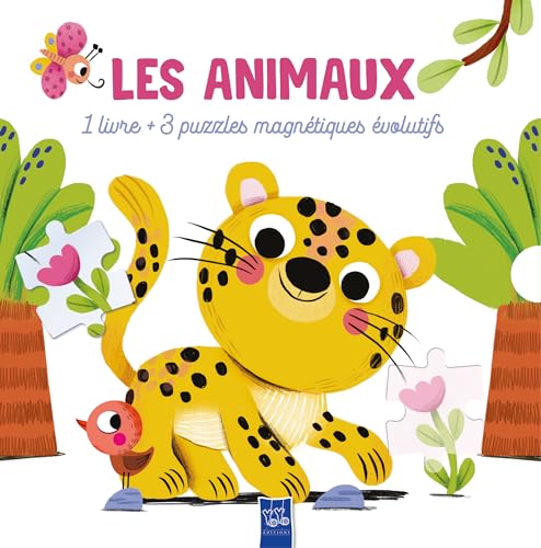 1 livre + 3 puzzles magnétiques évolutifs: Les animaux von Yoyo Books Belgium BV