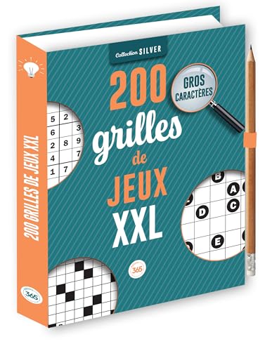 200 grilles de jeux XXL pour les seniors - crayon offert von 365 PARIS