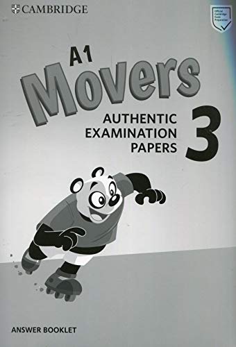 A1 Movers 3 Answer Booklet: Authentic Examination Papers (Cambridge Young Learners English Tests)