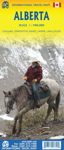 Alberta & British Columbia: Pläne Calgary, Edmonton, Jasper 1:944000 von ITM