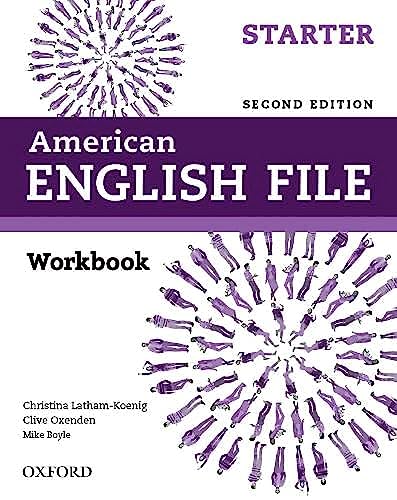 American English File 2nd Edition Starter. Workbook without Answer Key (Ed.2019) (American English File Second Edition) von Oxford University Press