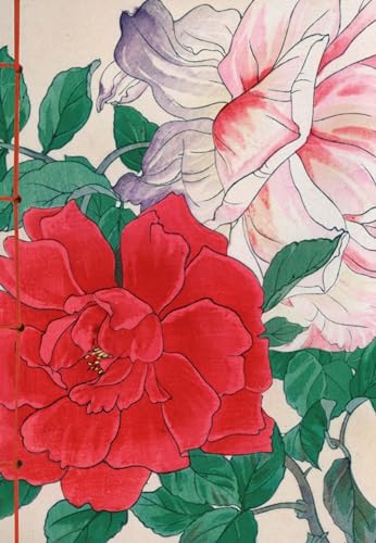 Carnet Hazan Roses dans l'estampe japonaise 18 x 26 cm (papeterie) von HAZAN