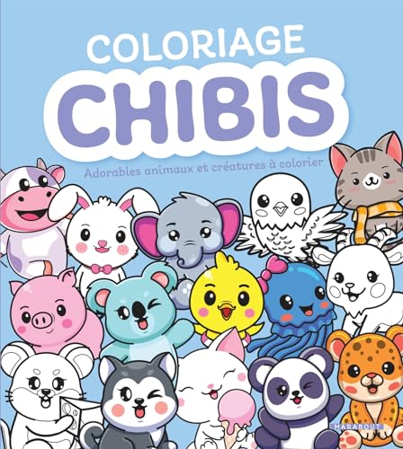 Coloriage Chibis von MARABOUT