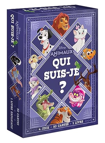 DISNEY ANIMAUX - "Qui suis-je ?" - Boîte de jeu de cartes DISNEY ANIMAUX - "Qui suis-je ?" - Boîte de jeu de cartes