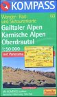 Gailtaler Alpen - Karnische Alpen: Mit Kurzführer und Radwegen. 1:50000 (KOMPASS Wanderkarte)