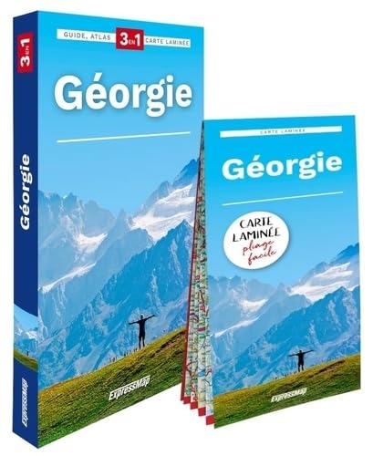 Géorgie (guide 3en1): Guide + Atlas + Carte laminée 1/450 000 von EXPRESSMAP