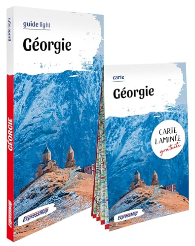 Géorgie (guide light): Avec 1 carte laminée 1/450 000
