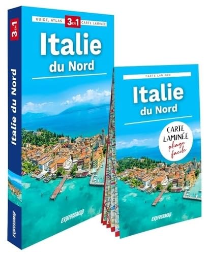 Italie du Nord (guide 3en1): Guide + Atlas + Carte laminée 1/650 000 von EXPRESSMAP