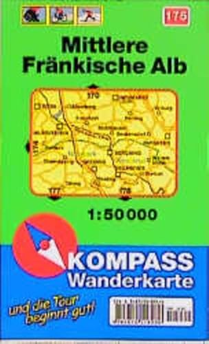 Kompass Karten, Mittlere Fränkische Alb: Mit Radwegen und Kurzführer. 1:50000 (KOMPASS Wanderkarte) von KOMPASS-Karten, Innsbruck