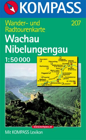 Kompass Karten, Wachau, Nibelungengau: Mit Kurzführer und Radwegen. 1:50000 (KOMPASS Wanderkarte)