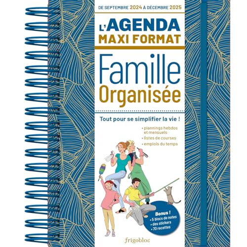 L'agenda maxi format de la famille organisée 2025 (de sept. 2024 à déc. 2025) von PLAY BAC