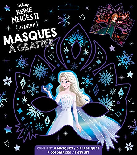 LA REINE DES NEIGES 2 - Les Ateliers Disney - Masques à gratter - Disney von DISNEY HACHETTE