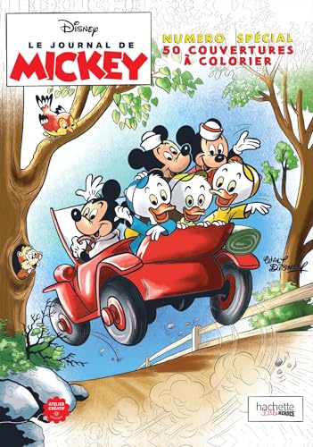 Le Journal de Mickey: Numéro spécial 50 couvertures à colorier