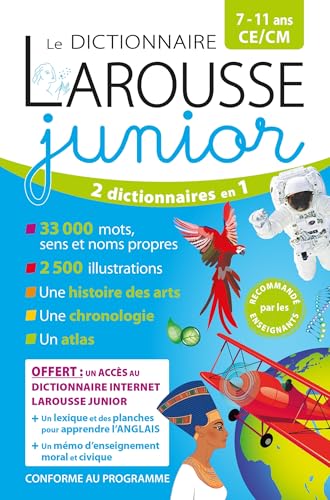 Le dictionnaire Larousse Junior et son dictionnaire en ligne - 7/11 ans - CE/CM von LAROUSSE
