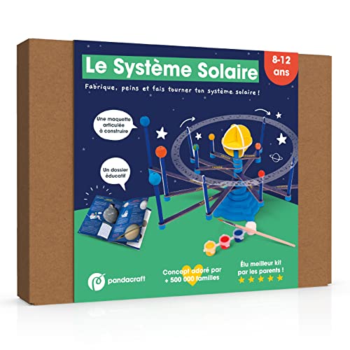 Le système solaire - Kit ludo-éducatif 8-12 ans: Fabrique et peins ton système solaire articulé von PANDACRAFT