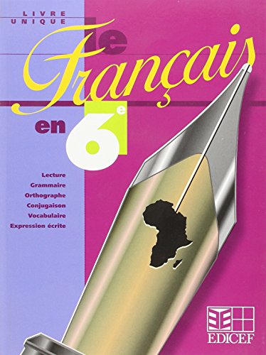 Livre unique Le Français en 6ème Livre unique Le Français en 6ème