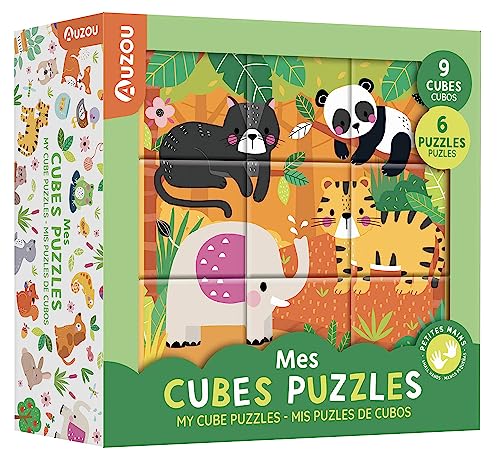 Mes cubes puzzle - Animaux mignons von AUZOU