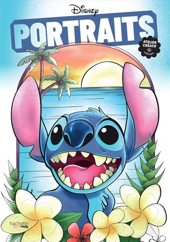 Mini bloc Disney Portraits: 60 coloriages anti-stress
