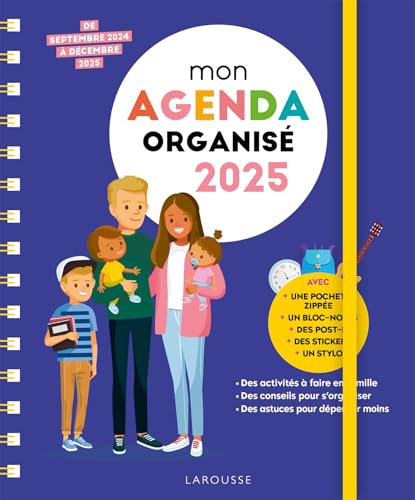 Mon Agenda Famille Organisée 2025 von LAROUSSE