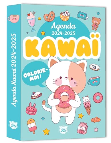Mon agenda scolaire 2024-2025 Kawai colorie moi von 365 PARIS
