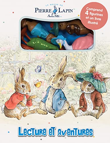 Pierre Lapin / Le Monde de Beatrix Potter Lecture et aventures - Livres d'activités pour enfants, livre illustré de 12 pages, 4 figurines: Avec 4 figurines et 1 livre illustré