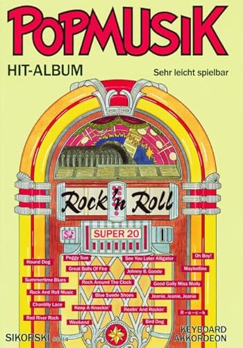 Popmusik Hit-Album Super 20: Rock 'n' Roll: Für Keyboard oder Akkordeon