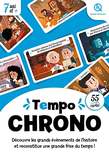 Tempo Chrono Histoire de France (2nde Ed): Jeu de chronologie 7 ans et +
