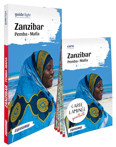 Zanzibar. Pemba, Mafia (guide light): Avec 1 carte laminée 1/150 000
