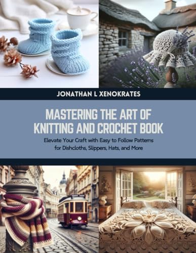Mastering the Art of Knitting and Crochet Book: Elevate Your Craft with Easy to Follow Patterns for Dishcloths, Slippers, Hats, and More von Independently published