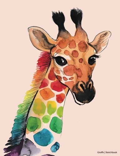 Giraffe Sketchbook: Cute Sketchbook, Blank Book, Drawing Pad, Large Sketchbook, and Unlined Notebook - 120 pages - "Gifts for Kids" "Gifts for Adults" (Sketchbooks for Kids and Adults) von Xist Publishing