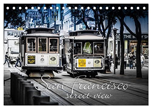 San Francisco - street view (Tischkalender 2025 DIN A5 quer), CALVENDO Monatskalender von CALVENDO