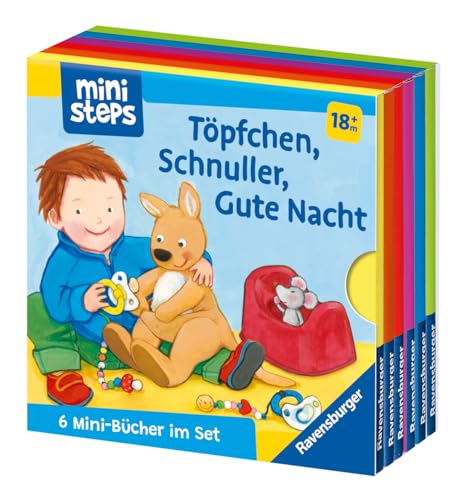 ministeps: Mein erster Bücher-Würfel: Töpfchen, Schnuller, Gute Nacht (Bücher-Set) (ministeps Bücher) von Ravensburger Verlag GmbH