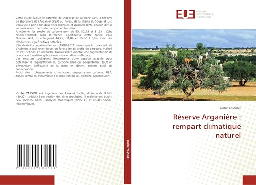 Réserve Arganière : rempart climatique naturel: DE von Éditions universitaires européennes
