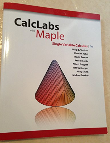 CalcLabs with Maple for Single Variable Calculus von Cengage Learning