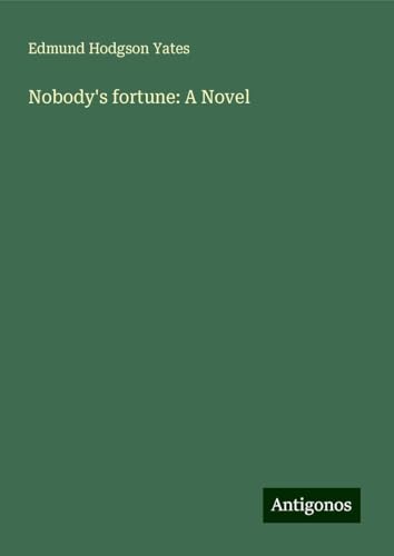Nobody's fortune: A Novel von Antigonos Verlag