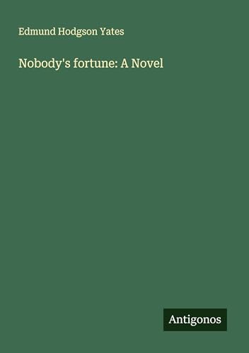 Nobody's fortune: A Novel von Antigonos Verlag