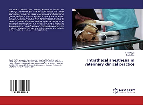 Intrathecal anesthesia in veterinary clinical practice