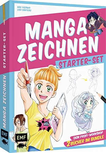 Manga zeichnen – Starter-Set: Dein Profi-Workshop mit zwei Büchern im Bundle