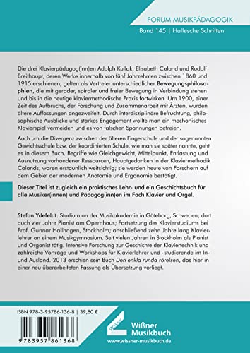 Die einfache runde Bewegung am Klavier: Bewegungsphilosophien um 1900 und ihre Auswirkungen auf die heutige Klaviermethodik (Hallesche Schriften zur Musikpädagogik) von Hollitzer Wissenschaftsverlag