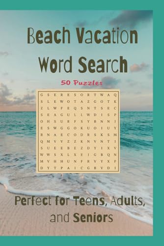 Beach Word Search: Easy to Read Print about Everything Beach: Necessities, Activities, Wildlife, Locations and ... ... Gift for Holidays, Vacations, Leisure von Independently published