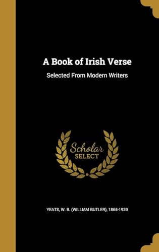 A Book of Irish Verse von Anson Street Press