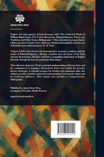 Discoveries. Edmund Spenser. Poetry and Tradition; and Other Essays von Anson Street Press