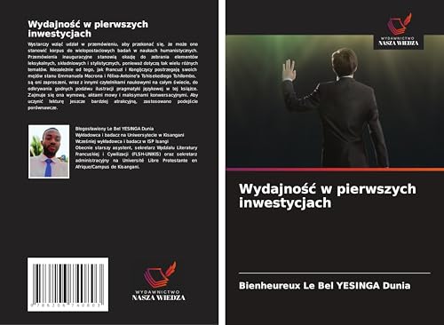 Wydajno¿¿ w pierwszych inwestycjach: DE von Wydawnictwo Nasza Wiedza