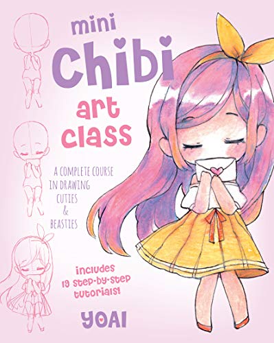 Mini Chibi Art Class: A Complete Course in Drawing Cuties and Beasties - Includes 19 Step-by-Step Tutorials! (2) (Cute and Cuddly Art, Band 2) von Race Point Publishing