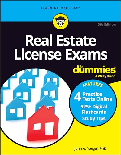 Real Estate License Exams For Dummies: Book + 4 Practice Exams + 525 Flashcards Online von For Dummies