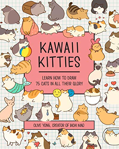 Kawaii Kitties: Learn How to Draw 75 Cats in All Their Glory (6) (Kawaii Doodle, Band 6) von Rock Point