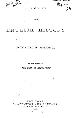 Cameos From English History von Anson Street Press