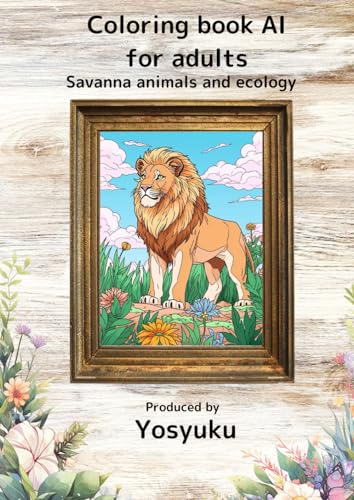 Coloring book AI for adults: Savanna animals and their ecology von Independently published